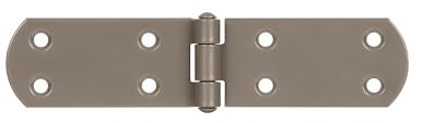 Alberts 821616 DURAVIS® Kistenband | mit vernietetem Stift | perlbeige duplexbeschichtet RAL 1035 | Größe 156 x 35 x 2 mm | 20er Set