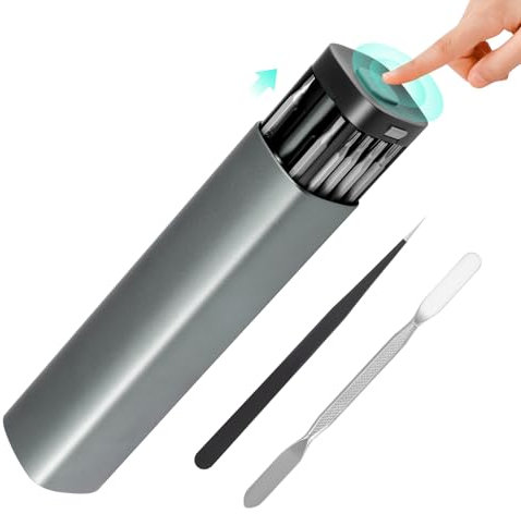 46 in 1 Precision Screwdriver Set, Mini Screwdriver Set with 42 Magnetic Bits S2 Steel, Small Precision Screwdriver Repair Tool Kit for Laptop Phone Watch MacBook Eyeglasses Switch RC Repair & DIY