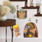 SUSHRUTA Wall Stickers Cartoon Maus Loch Käse Kreative Wandaufkleber Hintergrund Wand Wohnzimmer Schlafzimmer Dekoration