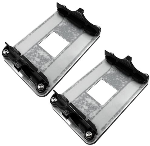 2 Stück Backplate für AM4, AM4 Backplate Iron Plate CPU Kühlkörperhalterung Backplane Backplate Back Sheet Zubehörwerkzeug, CPU-Lüfterhalterung Kühlkörper für AM4 AMD B350 X370 X470 A320 Motherboard