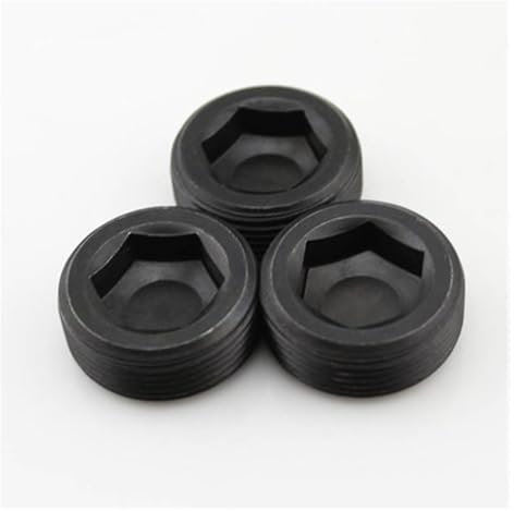 HWWW 12,9 Karbonstahlstopfen-Kehlenstopfenschraube, Ölstopfenschraube, 1,5 mm Gewinde, M10, M12, M14, M16, M18, M20, M22, M24, M26-M33, mechanisch(M26 4pcs)