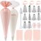 Beccucci Sac a Poche 40 Pcs, Nifogo Sacca a Poche per Dolci, Kit Pasticceria, set pasticceria, Kit per Torte