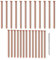 Mskidand 25Pcs Copper Nails for Tree Stumps 3.14 Inches Long Pure Copper Nails Bulk with Drill Bit to Remove Stump Nails for Tree