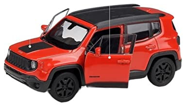 FÜR: Welly 1:36 Simulator JEEP Renegade Trailhawk SUV Offroad-Modellauto Zurückziehbares Spielzeugauto Aus Metalllegierung