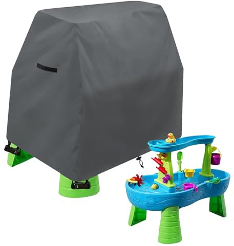 104 X 63,5 X 83,8 Cm Abdeckung Für Kinder-Wassertisch | Regenschauer Wasserspieltischbezug - Staubdichte, Sonnengeschützte Wasserspieltischabdeckung Für Outdoor-Spielzeug, Spieltisch, Wasserspiel