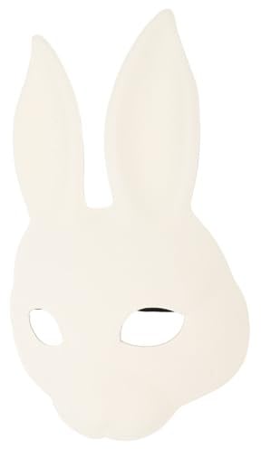 GALPADA Maske Cosplay Maskerade Kaninchenmaske Kostümmasken Hasenmaske Für Feiertags Hasenmaske Für Erwachsene Kaninchenmaske Für Party Karneval Japanische Maske
