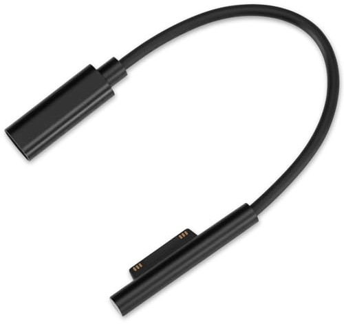 LUIRSAY USB C zu Surface Adapter 45W 15V 3A Typ C Buchse zu Surface Male Magnetischer Surface Ladekabel Kompatibel mit Surface Pro 7/6/5/4/3, Surface Laptop 4/3/2/1, Surface Go 1/2/3, Surface Book 1