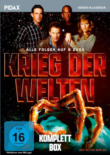 Krieg der Welten (War of the Worlds) - Komplettbox / Die komplette 43-teilige Science-Fiction-Serie nach dem Klassiker von H. G. Wells (Pidax Serien-Klassiker) [8 DVDs]