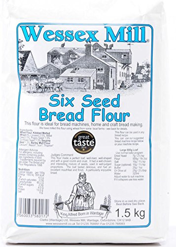 Wessex Mill Flours (Wessex Mill Six Seed Bread Flour 2x1.5kg Pack)