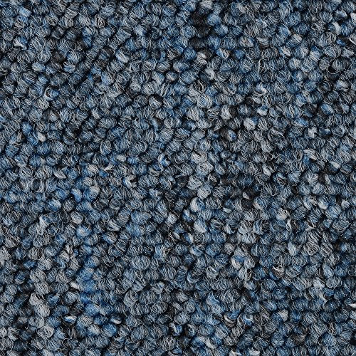 BODENMEISTER BM72392 Teppichboden Auslegware Meterware Schlinge blau 400 und 500 cm breit, verschiedene Längen, Variante: 3,5 x 5 m