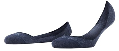 FALKE Damen Füßlinge Invisible Step Medium Cut W IN Baumwolle unsichtbar einfarbig 1 Paar, Blau (Navy Blue 6499), 35-36