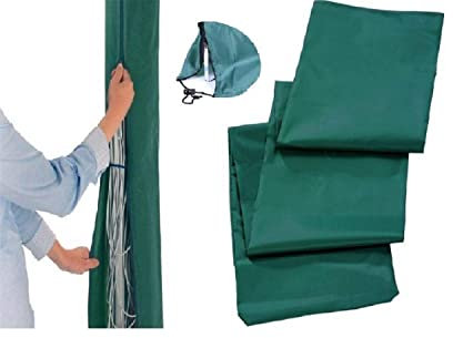 EasyShopping247®UK - Rotary Airer Cover (Green) Universal Fit with Zip and Drawstring to tighten Airer.420D Rotary Line Cover is Weather Resistant | Protection for Garden Dryer, Parasol,Airer.