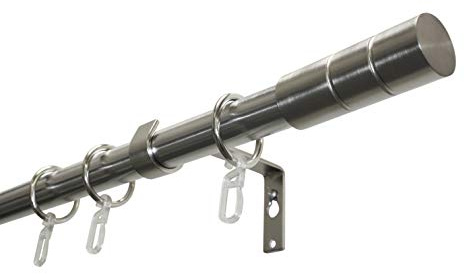 Gardinia GST Set 1-Lauf Zylinder Ø 19 mm Edelstahl-Optik 160