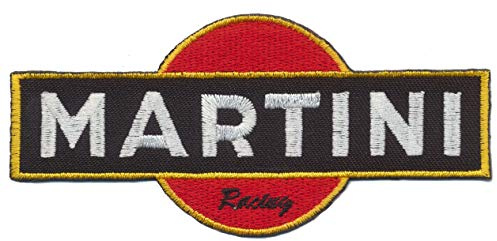 Martini Aufnäher Patches Bügelbild Racing Team Motorsport Rennsport v2