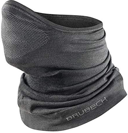 BRUBECK M-Pro Halbe Sturmhaube Merinowolle | Unisex | Outdoor Wandern | Skihelm Kompatibel | Winter Radfahren | Thermo | 42% Merino Wolle | Balaclava | KM10780, Gr.:S - M, M-Pro Anthrazit