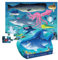 Crocodile Creek - Shark Reef - 36-Piece Jigsaw Floor Puzzle with Heavy-Duty Shaped Box for Storage, Large 20 x 27 Completed Size, Designed for Kids Ages 3 Years and up