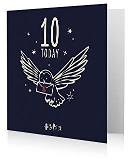 Harry Potter Offizielle Geburtstagskarte zum 10. Geburtstag