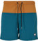 Urban Classics Men's Block Swim Shorts Badehose, Teal/Toffee, S