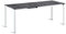 Best Ausziehtisch Palazzo 120/160-200x80cm Weiss