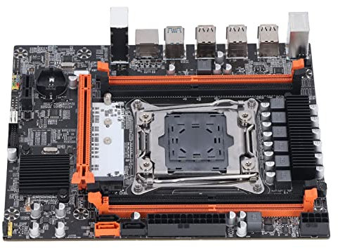 LGA 2011-3 DDR4 Motherboard - Supports for Intel H81, DDR4 2666/2400/2133MHz, 1x PCIe x16 & X1, USB 3.0, USB2.0, SATA, RJ45, NVME M.2 PC Mainboard for Desktop