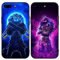 [2 pièces] Coque Compatible avec Apple iPhone 7 Plus/8 Plus 5,5 Pouces, Motif Étui de Téléphone Silicone TPU Souple Back Cover Case pour iPhone 8 Plus, 02