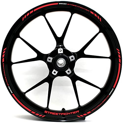 Kit Adesivi compatibili con cerchio moto Ducati Streetfighter
