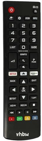 vhbw Fernbedienung Ersatz für LG AKB75375608 für Fernseher, TV - Ersatzfernbedienung