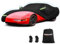 for C4 Corvette Car Cover Waterproof, Sun Heat Protection Outdoor Full Covers with Driver Side Zipper Windproof Heavy Duty All Weather Fit for C4 1984-1996 Chevy Corvette,Not for Rear Wing