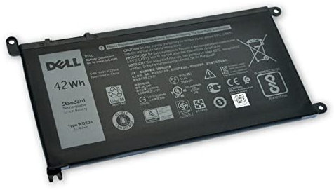 Dell Battery Type WDX0R 42Whr 3-cell 11.4V for Dell Inspiron 13 5368 5378 7368 7378, Inspiron 15 5565 5567 5568 5578 7560 7570 7579 7569 P58F and Inspiron 17 5765 5767 (Inspiron 5767)