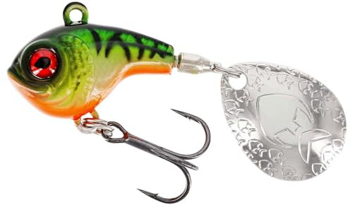 Westin DropBite Spin Tail - Jigspinner, Länge/Gewicht:3.7cm / 22g, Farbe:Firetiger