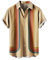 LAOSU Homme Chemises Hawaïennes Décontractées,Manches Courtes Chemise,Chemise Sport Homme,Chemise sans Col Homme,Chemise Col Pelle À Tarte Homme,Chemise Et Pull,Chemise Homme Fantaisie