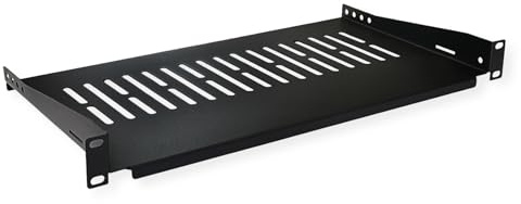 VALUE 19-Geräteträger, 485 x 250mm, max. 10kg, schwarz