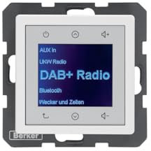 BERKER Radio Touch UP DAB+ BT Q.x polarweiss sa 30846089