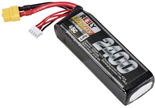 Reely Modellbau-Akkupack (LiPo) 11.1 V 2400 mAh Zellen-Zahl: 3 45 C Softcase XT60H