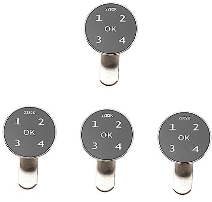 HOMSFOU 4 Stück Kombination Schrankschloss elektronische Kits für Erwachsene elektronische Schrankschlösser für Erwachsene schlösser für spinde spindschlösser Digitaler mit Schloss