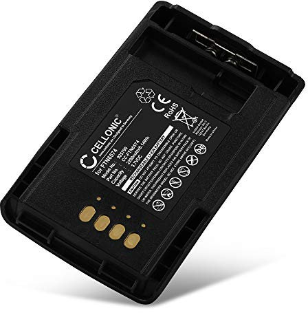 CELLONIC, Akku für Funkgerät kompatibel mit Motorola MTP850, PMNN4351B, PMNN4351, MTP850S (3.7V, 2200mAh)