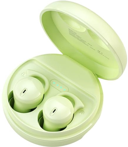 Sleep Earbuds for Side Sleeping Soft Bluetooth Purple Headphones Spy Earpiece Hidden Invisible Mini Small Wireless Earphones Noise Cancelling Ear Buds for Small Ears Music Work for iPhone Android