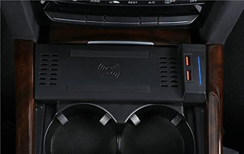 VAKIRA Auto-Schnellladegerät, 15 W, kabelloses QI-Ladegerät, for Mercedes-Benz, for W212 E300 E260 E200 E-Klasse 2010 2011 2012 2013 2014 2015 wireless charger for vehicle