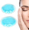 Eis-Gel-Augenpad, Heiße, Kalte Kompresse, Augenpackung, Blau, Rund, Lindert Schwellungen der Augen, Kühlendes Eis-Gel für Männer und Frauen, Lindert Ermüdung, Sicheres,