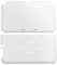 Juego de 2 carcasas de carcasa extra de color blanco 3DSXL de repuesto, para consola de mano antigua y grande 3DS XL/LL 3DSLL, edición de EE. UU