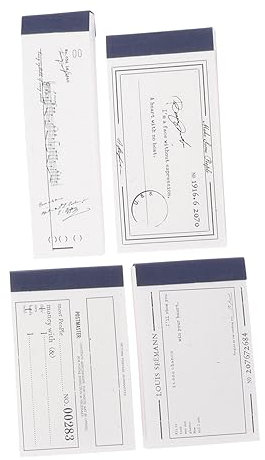 Lurrose Notizblöcke aus Papier 4 Stück Abreißbare Notizblätter für Tagesplanung Tragbarer Schreibblock für Büro und Schule Liniert für Notizen und Erinnerungen