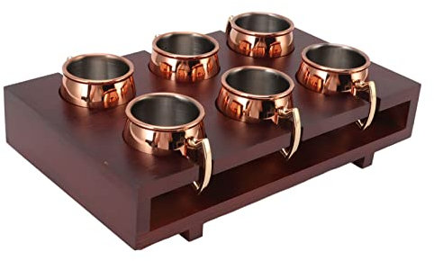 Moskau-Mule-Becher-Set, Mule-Becher, Maultier-Set, Moskau-Mule-Becher, 6 Gehämmerte Tassen, Handgefertigte Tassen aus Edelstahl Zum Trinken, 57 Ml