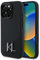 CG MOBILE Karl Lagerfeld KLHMP16LSCMKMPCK Hülle für iPhone 16 Pro 6.3 Schwarz hardcase Silicone Shadow Metal Initial