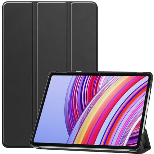 ProCase Funda Inteligente para Xiaomi Redmi Pad Pro 12,1, Carcasa Delgada y Resistente con Soporte para Xiaomi Redmi Pad Pro 12,1 - Negro