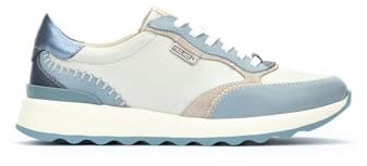 Pikolinos Deportivos en Cuero Arrecife para Señora Color Denim