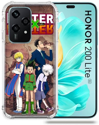 Cokitec Verstärkte Schutzhülle für Honor 200 Lite 5G Manga Hunter X Hunter Vintage