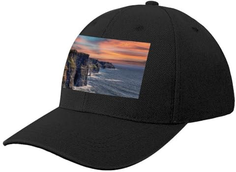 Baseballmütze Cliffs of Moher Baseballkappe Rave Big Size Hut für Männer Damen Herrenhut Damen Angelhut Golfhut