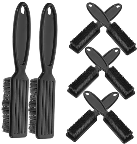 Schwarze Nylon Bartbürsten mit Langem Griff, Kunststoff