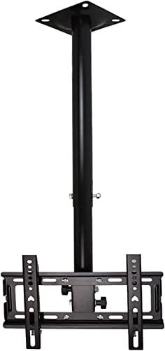 asdchZen Ceiling TV Mount,Adjustable Height TV Bracket Fits 14-32inch LED Plasma Panel Display,TV Pole Mount Holds Up to 88lbs/40kg,Max VESA 200x200mm TV Mount,A,0.52.5m