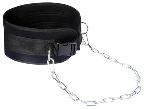 Gewichthebergürtel - Robustes Dip-Belt für Krafttraining,Doppel D-Ring Rückengurt Trainingszubehör Für Frauen Und Männer